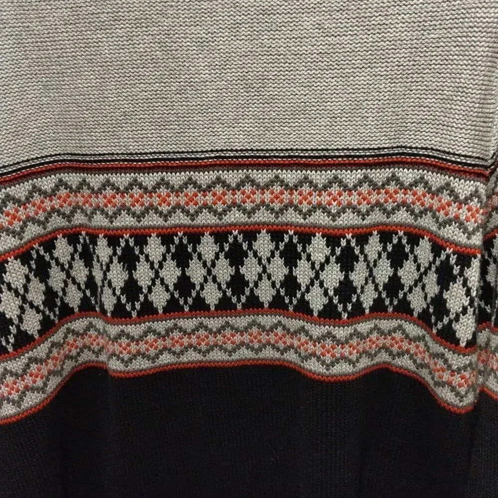 G.H. Bass Sweater Men's Large 100% Cotton Nordic Excellent Condition